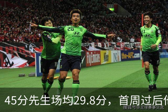 45分先生场均29.8分，首周过后他真能进全明星？